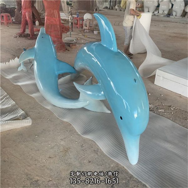 海洋生物玻璃鋼仿真動物海邊景區雕塑擺件（5）