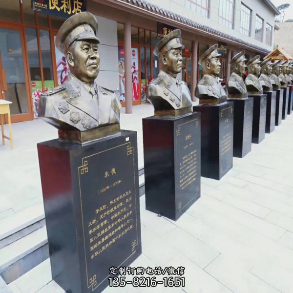 校園展覽館擺放名人半身胸像頭像石雕（2）
