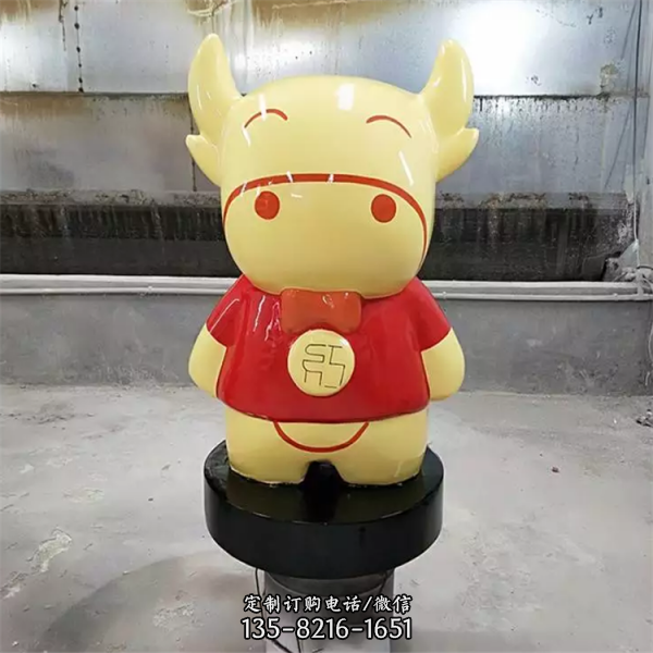 商業(yè)街廣場(chǎng)裝飾玻璃鋼卡通人物公仔雕塑（2）