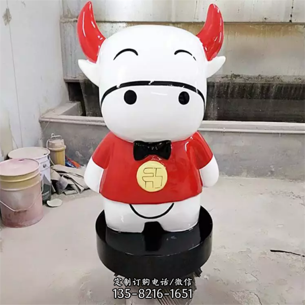 商業(yè)街廣場(chǎng)裝飾玻璃鋼卡通人物公仔雕塑（4）