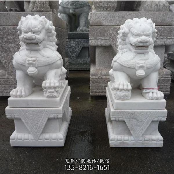 廣場園林石雕人物門墩景觀雕塑（6）