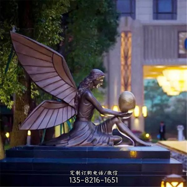 西方天使大型園林景觀人物雕塑（1）