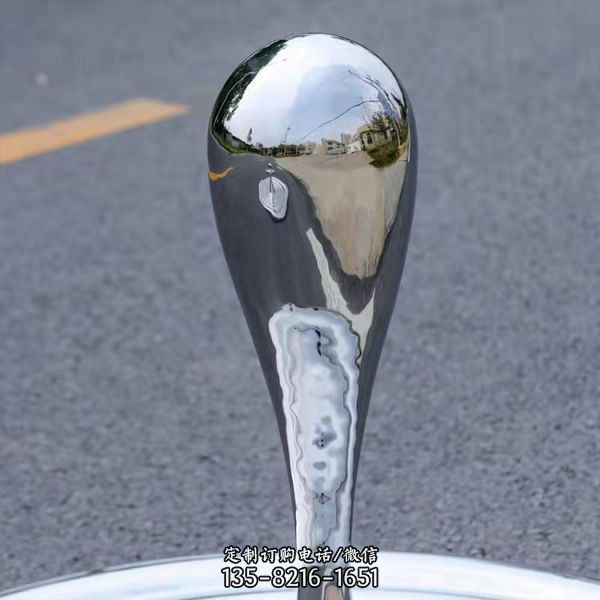 廣場(chǎng)水滴不銹鋼雕塑大型金屬雕塑（1）