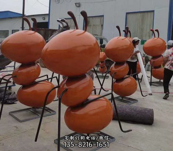 噴漆動物抽象景觀雕塑戶外擺件（3）