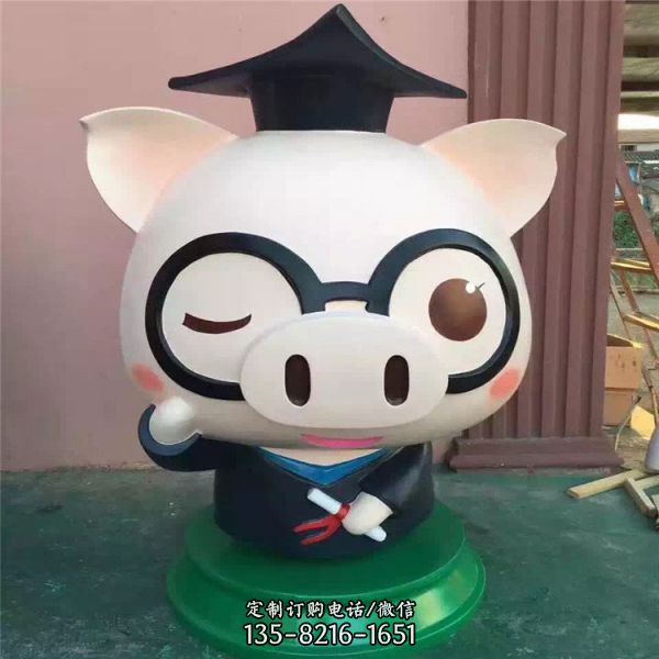 幼兒園玻璃鋼卡通公仔雕塑（3）