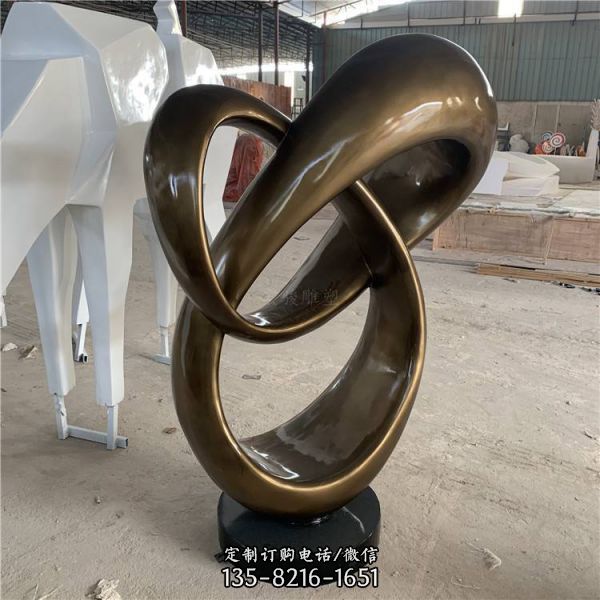 玻璃鋼仿銅戶外園林景觀雕塑