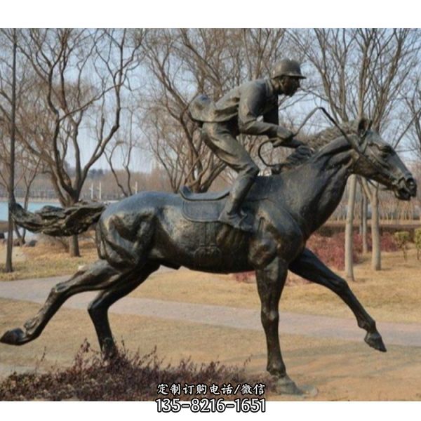 戶外園林廣場大型擺件動物馬雕塑（4）