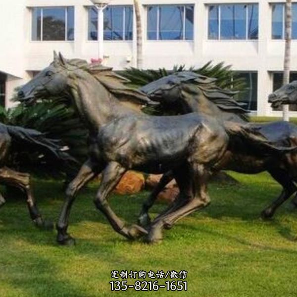 戶外園林廣場大型擺件動物馬雕塑（3）