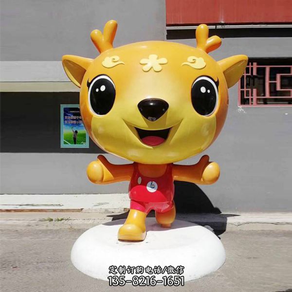 城市主題公園卡通動(dòng)物公仔雕塑（5）
