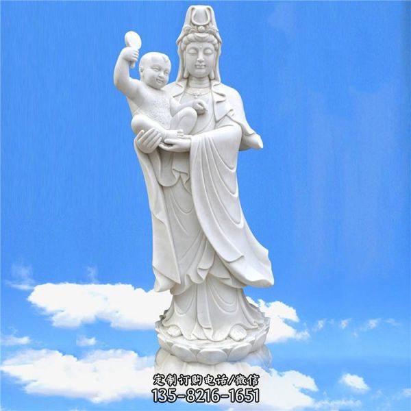 寺院戶外景區(qū)大型觀音佛像雕塑（1）
