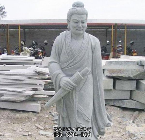 寺廟園林大型石雕觀音菩薩雕塑（4）