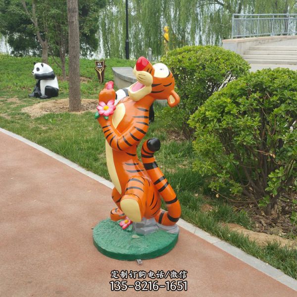 幼兒園商場卡通擺件卡通維尼熊雕塑（6）
