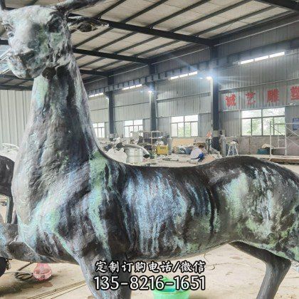 園林戶外大型不銹鋼動物雕塑（2）