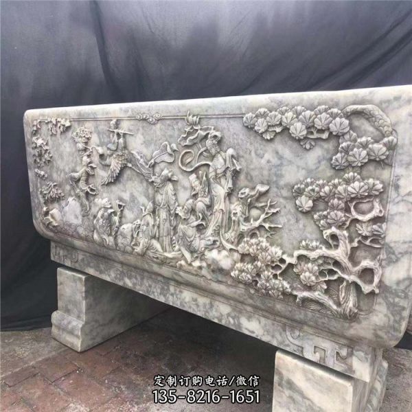 長(zhǎng)方形形青石水槽庭院擺件（4）