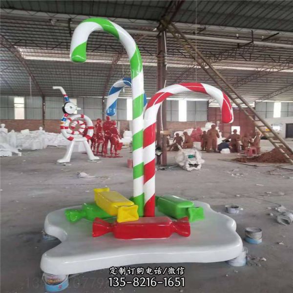 商業街玻璃鋼卡通抽象小品 雕塑（3）
