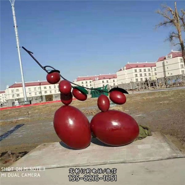 公園景觀蘋果造型雕塑（2）