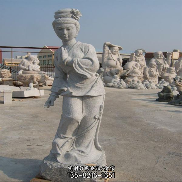 景區廣場大理石石雕園林古代人物四大美女雕塑（2）