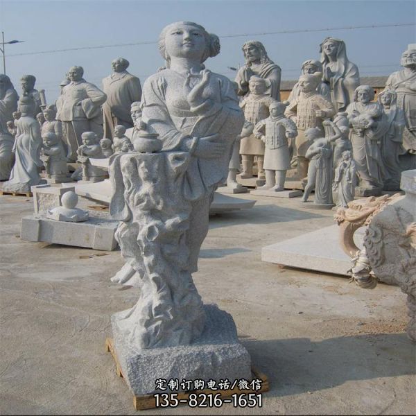 景區廣場大理石石雕園林古代人物四大美女雕塑（4）