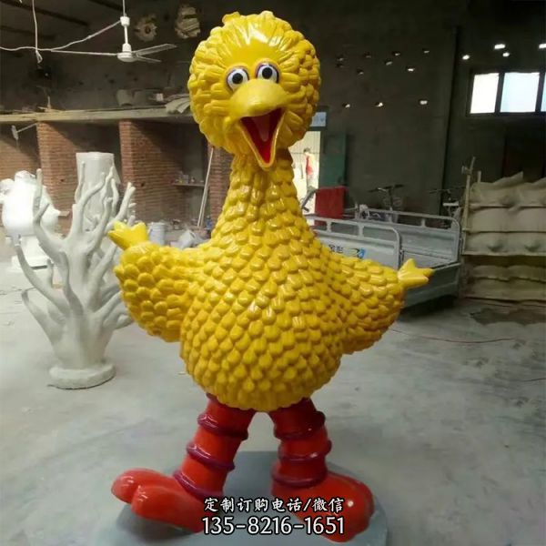 玻璃鋼卡通搞怪動物雕塑（5）