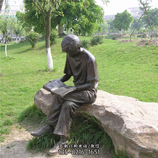 校園文化主題雕塑 戶外公園裝飾人物雕塑（1）