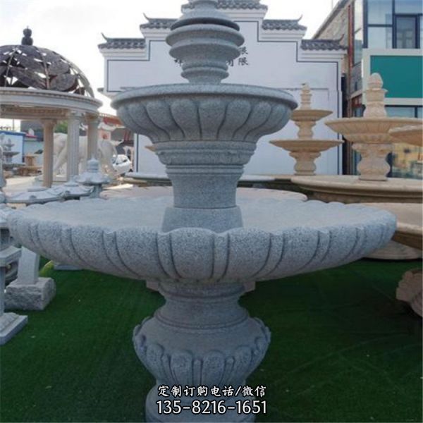 園林石雕大型戶外園林歐式噴泉雕塑（4）