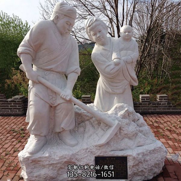 園林24孝石雕二十四孝雕塑 石頭人物雕像（1）