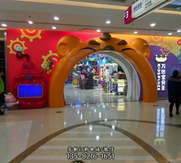 游樂園展會玻璃鋼卡通人物造型雕塑（1）