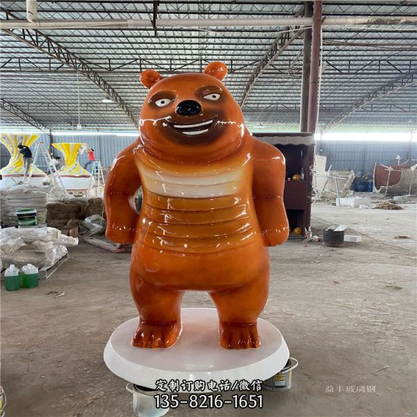 玻璃鋼卡通公仔雕塑商場游樂園門店裝飾擺件（4）