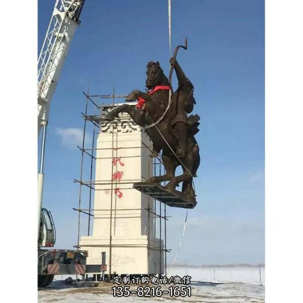 創意騎馬射箭人物景觀雕塑裝飾工程 大型城市標志廣場 擺件
