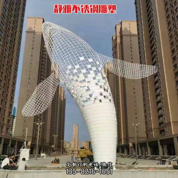 不銹鋼雕塑定制 大型景觀園林景觀雕塑（4）