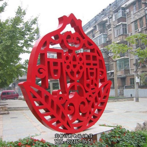 戶外園林景觀不銹鋼雕塑（4）