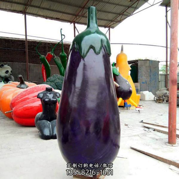 農(nóng)場玻璃鋼蔬菜水果雕塑 戶外公園造型擺件（5）