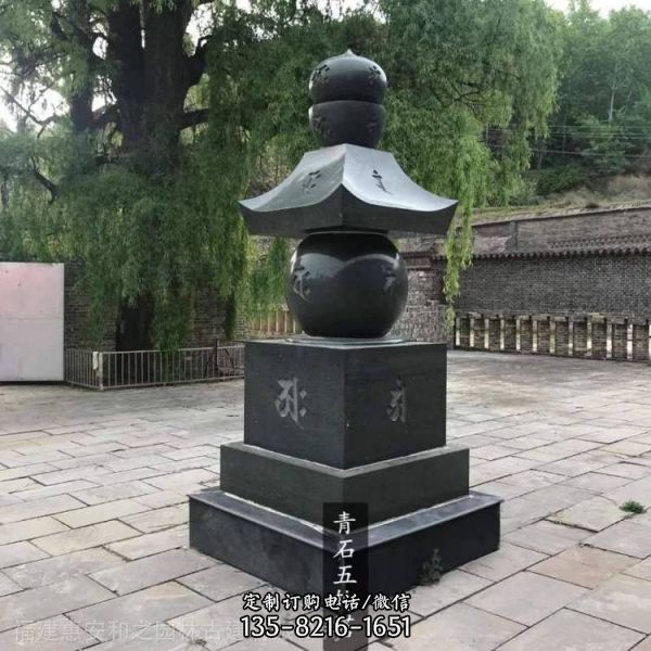 寺院園林石雕石塔 花崗巖佛塔雕塑（1）