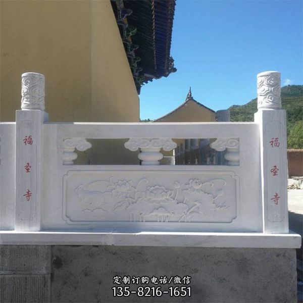 景區大型大理石石雕景區圍欄雕塑（2）