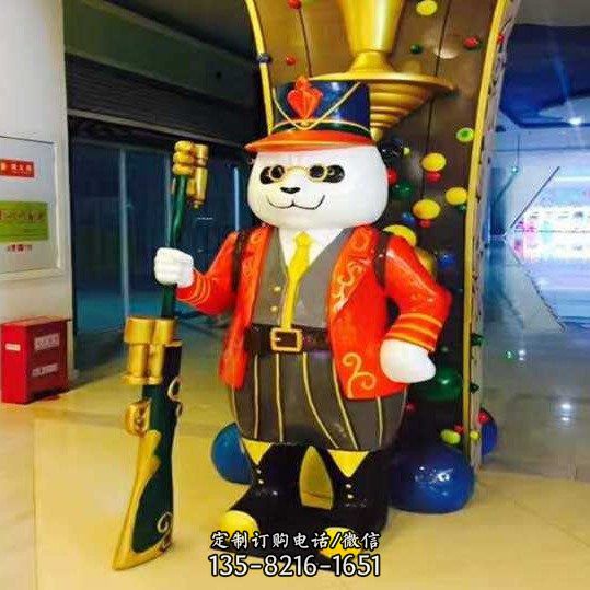 玻璃鋼商業(yè)街網(wǎng)紅卡通公仔雕塑擺件（3）