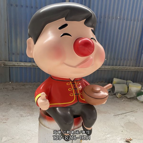 商場卡通人物雕玻璃鋼公仔雕像（3）
