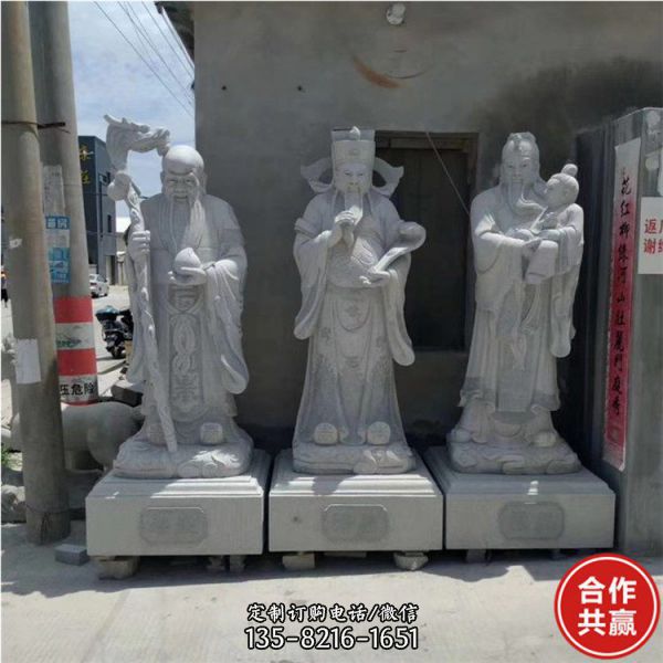 寺院大理石雕刻觀音菩薩佛像雕塑（3）