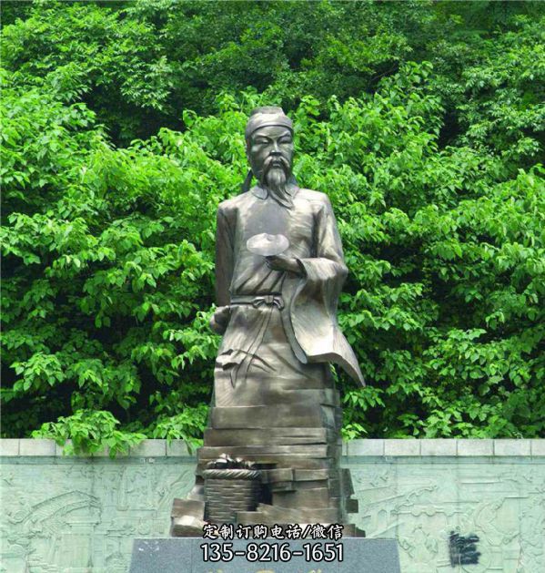 戶外園林玻璃鋼仿銅戶外園林人物景觀