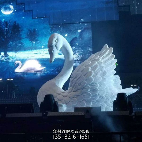 鏤空彩繪不銹鋼園林景觀動物雕塑（1）