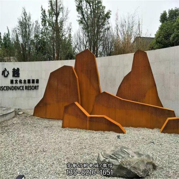 公園景區(qū)繡色園林大型擺件雕塑