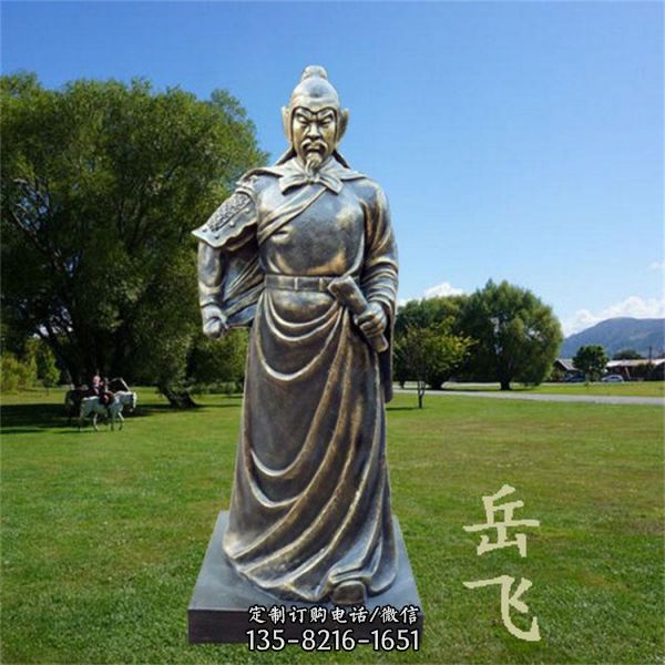 校園玻璃鋼仿銅歷史名人雕塑（2）