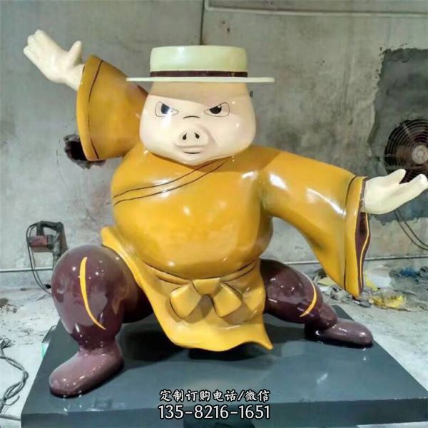 公司形象玻璃鋼卡通人物小品雕塑（4）