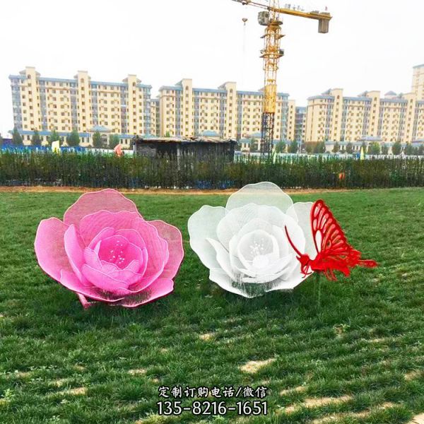 大型園林廣場擺放不銹鋼創意造型景觀雕塑（4）