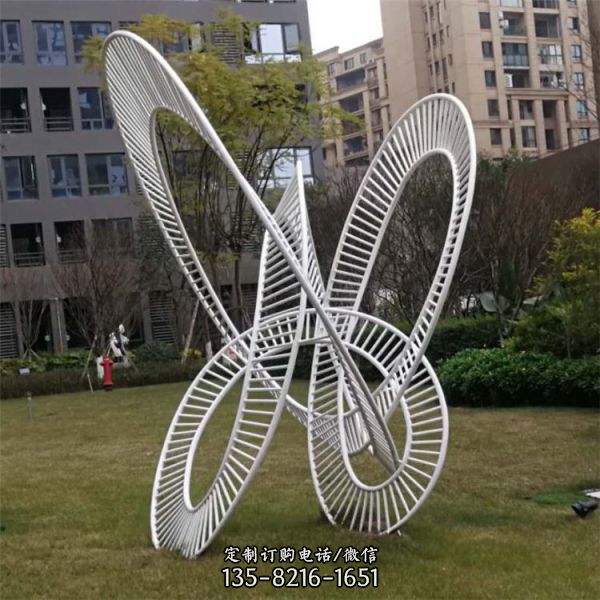 小區園林景觀不銹鋼鑄造藝術造型雕塑（2）