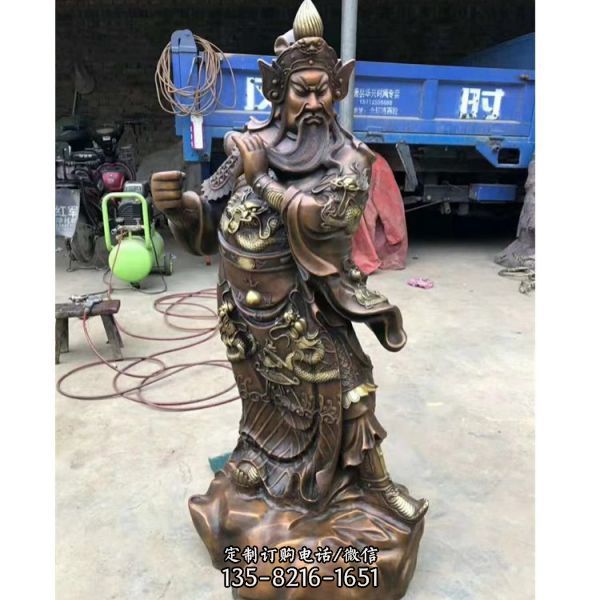 家居寺廟供奉佛像關二爺關公雕塑（2）