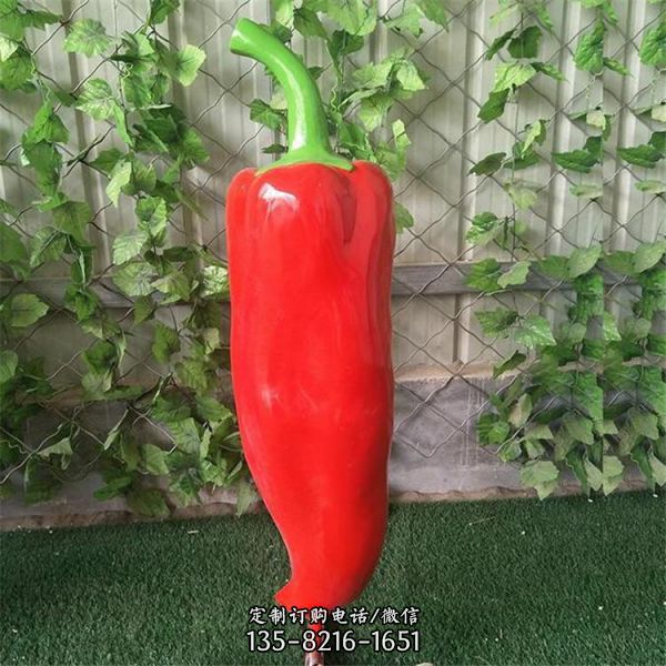 農場戶外草坪玻璃鋼彩繪仿真水果蔬菜雕塑（4）