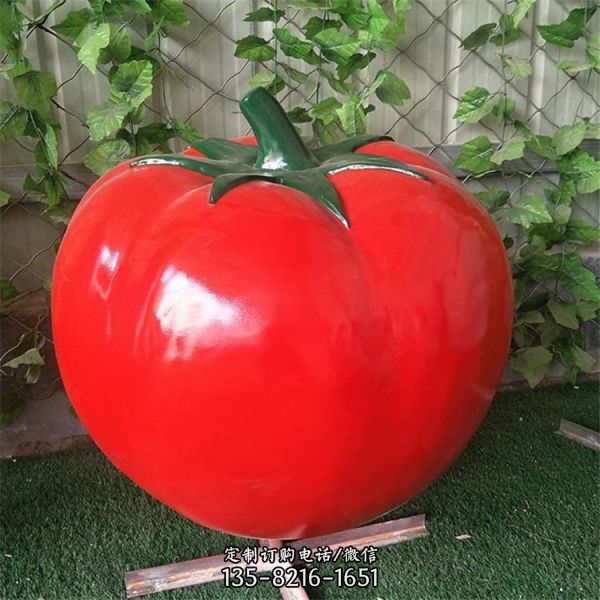 農場戶外草坪玻璃鋼彩繪仿真水果蔬菜雕塑（3）