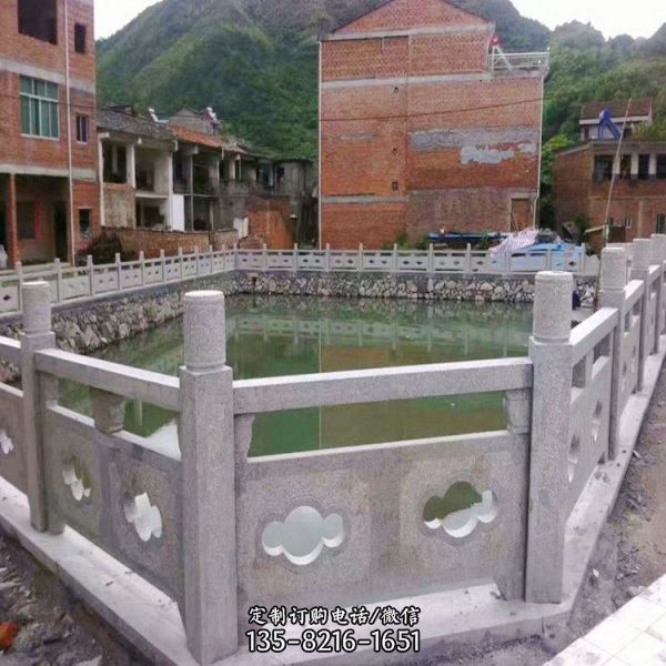 仿古建筑庭院欄桿 石雕花崗巖戶外別墅小區(qū)擺件
