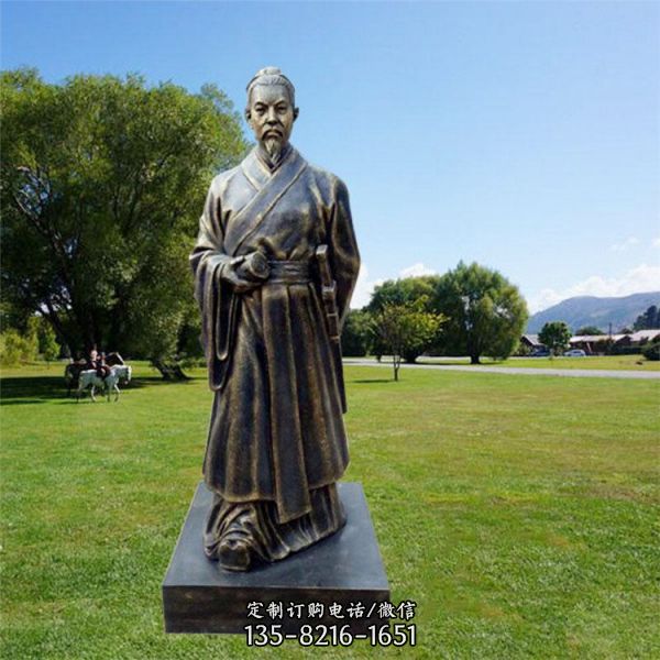 玻璃鋼雕塑校園名人雕塑（2）