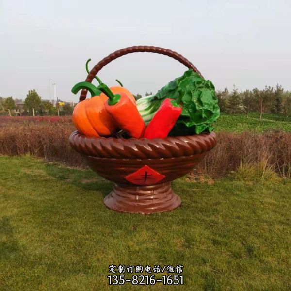 戶外大型南瓜白菜草莓擺件農莊景區裝飾品（5）